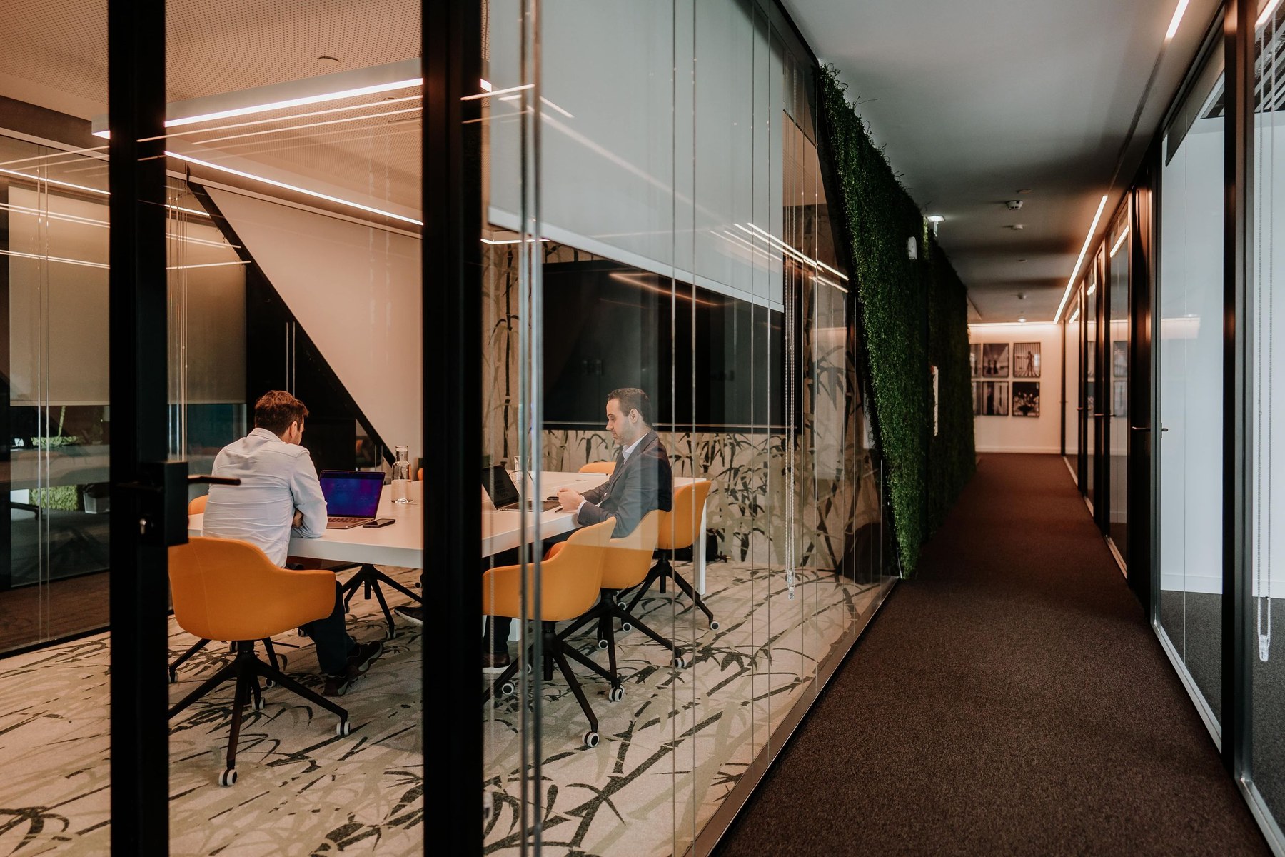 Growset team collaborating in the Lisbon office